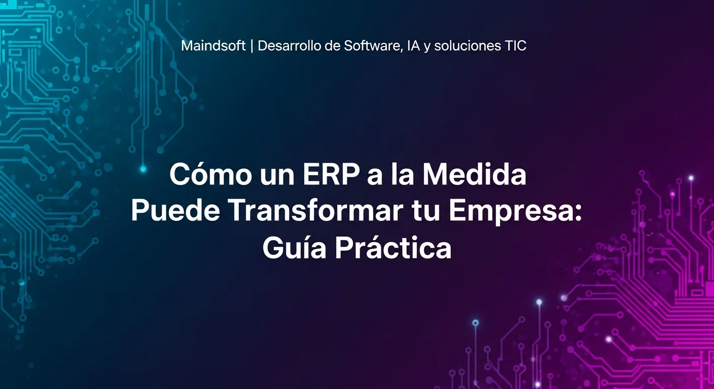 Cómo un ERP a la Medida Puede Transformar tu Empresa: Guía Práctica